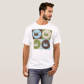 Pop Art Snare Drum T-shirt (Voorkant volledig)