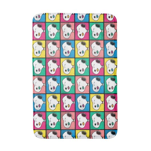 Pop Art Snoopy Lips | Mod for You Pattern Badmat (Voorkant Verticaal)