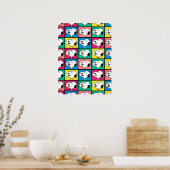 Pop Art Snoopy Lips | Mod Voor Jou Patroon Poster (Keuken)