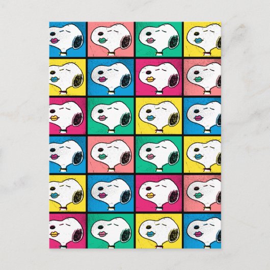 Pop Art Snoopy Lips | Voorbeeld voor uzelf Briefkaart (Voorkant)