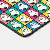 Pop Art Snoopy Lips | Voorbeeld voor uzelf Bureaumat (Hoek)