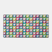 Pop Art Snoopy Lips | Voorbeeld voor uzelf Bureaumat (Voorkant)
