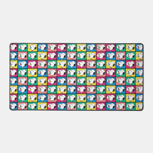 Pop Art Snoopy Lips | Voorbeeld voor uzelf Bureaumat (Voorkant)