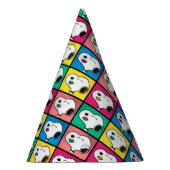 Pop Art Snoopy Lips | Voorbeeld voor uzelf Feesthoedjes (Rechts)