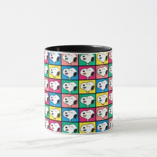 Pop Art Snoopy Lips | Voorbeeld voor uzelf Mok (Midden)