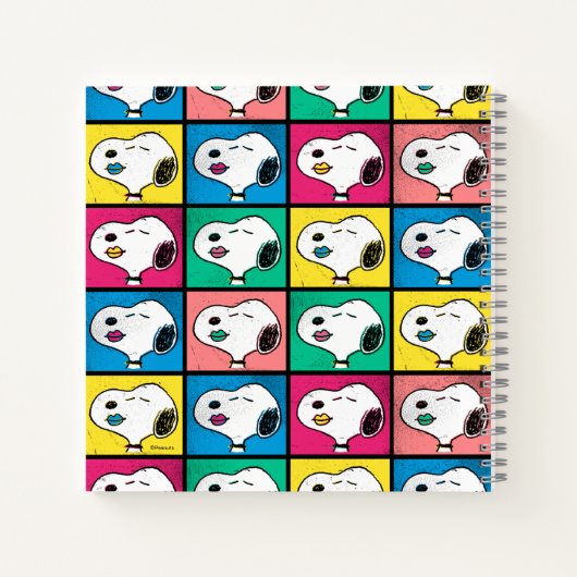Pop Art Snoopy Lips | Voorbeeld voor uzelf Notitieboek (Achterkant)