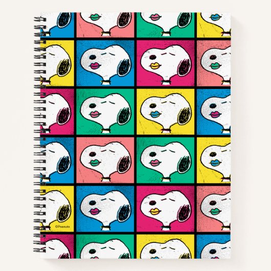 Pop Art Snoopy Lips | Voorbeeld voor uzelf Notitieboek (Voorkant)