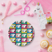 Pop Art Snoopy Lips | Voorbeeld voor uzelf Papieren Bordje (Feest)