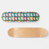 Pop Art Snoopy Lips | Voorbeeld voor uzelf Persoonlijk Skateboard (Horizontaal)