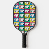 Pop Art Snoopy Lips | Voorbeeld voor uzelf Pickleball Paddle (Achterkant)