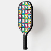 Pop Art Snoopy Lips | Voorbeeld voor uzelf Pickleball Paddle (Links)