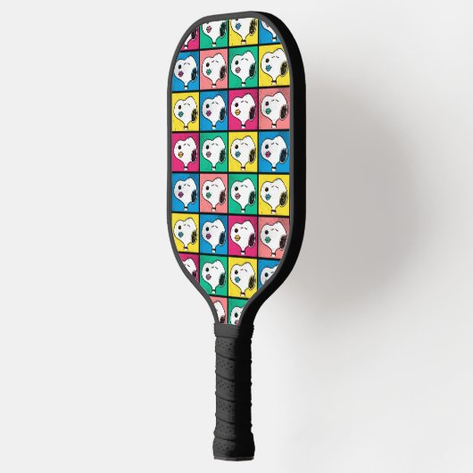 Pop Art Snoopy Lips | Voorbeeld voor uzelf Pickleball Paddle (Links)