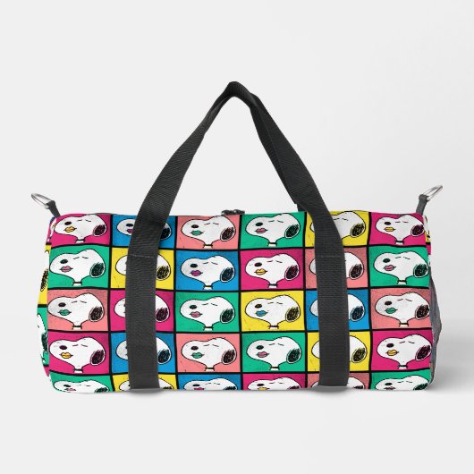 Pop Art Snoopy Lips | Voorbeeld voor uzelf Plunjezak (Voorkant)