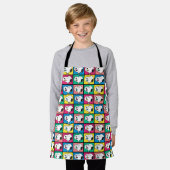 Pop Art Snoopy Lips | Voorbeeld voor uzelf Schort (Gedragen)