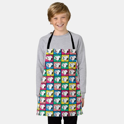 Pop Art Snoopy Lips | Voorbeeld voor uzelf Schort (Gedragen)