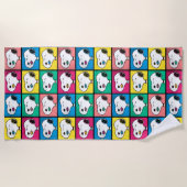 Pop Art Snoopy Lips | Voorbeeld voor uzelf Strandlaken (Voorkant)