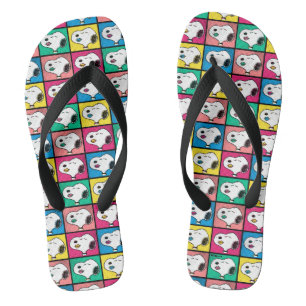 Pop Art Snoopy Lips   Voorbeeld voor uzelf Teenslippers