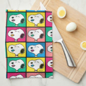 Pop Art Snoopy Lips | Voorbeeld voor uzelf Theedoek (Quarter Fold)