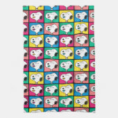 Pop Art Snoopy Lips | Voorbeeld voor uzelf Theedoek (Verticaal)