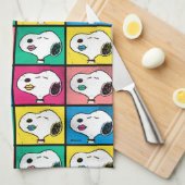 Pop Art Snoopy Lips | Voorbeeld voor uzelf Theedoek (Quarter Fold)