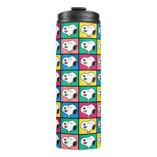 Pop Art Snoopy Lips | Voorbeeld voor uzelf Thermosbeker (Voorkant)