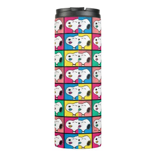 Pop Art Snoopy Lips | Voorbeeld voor uzelf Thermosbeker (Achterkant)
