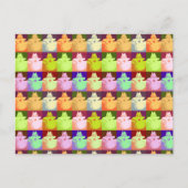 Pop Art Snow Kat Briefkaart (Voorkant)