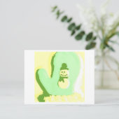 Pop Art Snowman Mitten (Staand voorkant)