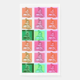 Pop Art Snowmobiler Servet