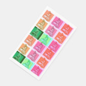 Pop Art Snowmobiler Servet (Hoek)