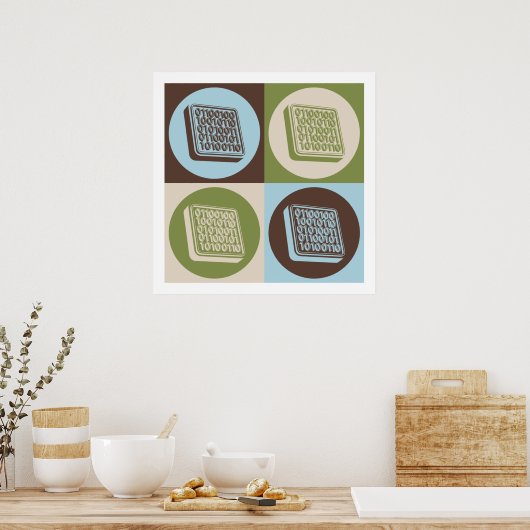 Pop Art Software Engineering Poster (Keuken)