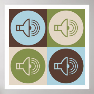 Pop Art Sound Poster