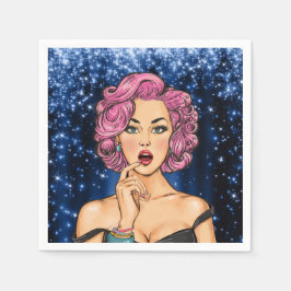 Pop Art Speciale Gelegenheid Cocktail Servetten