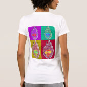 Pop Art Spectrum Faces Tee T-shirt (Achterkant)