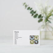 Pop Art Speech Therapy Visitekaartje (Staand voorkant)