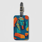 Pop Art Sphinx Bagagelabel (Voorkant (verticaal))