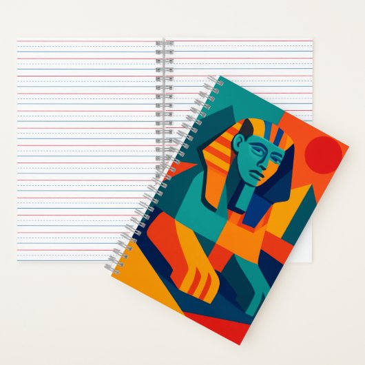 Pop Art Sphinx Hardcover Notitieboek (Binnen)