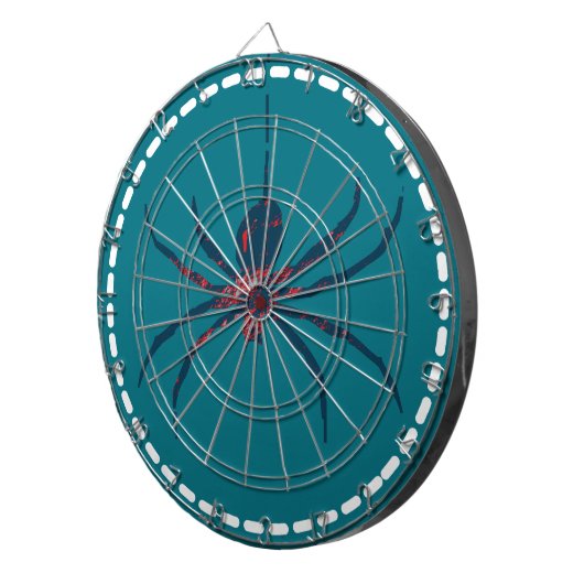 Pop Art Spider 2 Dartbord (Voorkant Rechts)