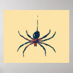 Pop Art Spider 3 Poster<br><div class="desc">Pop Art Spider. Het ontwerp is beschikbaar op andere producten.</div>