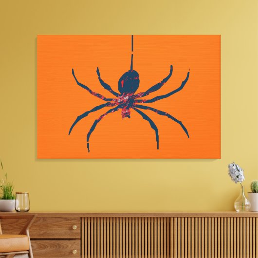 Pop Art Spider Canvas Afdruk (Insitu (Woonkamer))