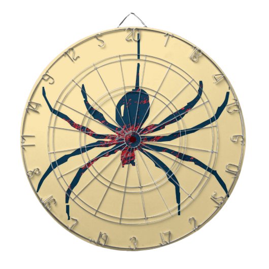 Pop Art Spider Dartbord (Voorkant)