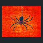 Pop Art Spider Poster<br><div class="desc">Pop Art Spider. Het ontwerp is beschikbaar op andere producten.</div>