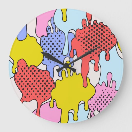 Pop Art Splatter: Stripverhaal Grote Klok (Voorkant)