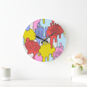 Pop Art Splatter: Stripverhaal Grote Klok (Huis)