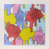 Pop Art Splatter: Stripverhaal Legpuzzel (Verticaal)