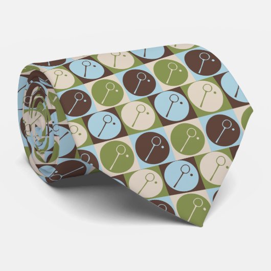 Pop Art Squash Stropdas (Opgerold)