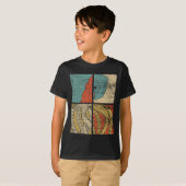 Pop Art Squid Octopus T-shirt (Voorkant volledig)