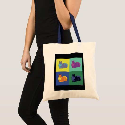 Pop Art Squirrel Bag Tote Bag (Voorkant (product))