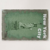 Pop Art Statue of Liberty New York City Legpuzzel (Horizontaal)