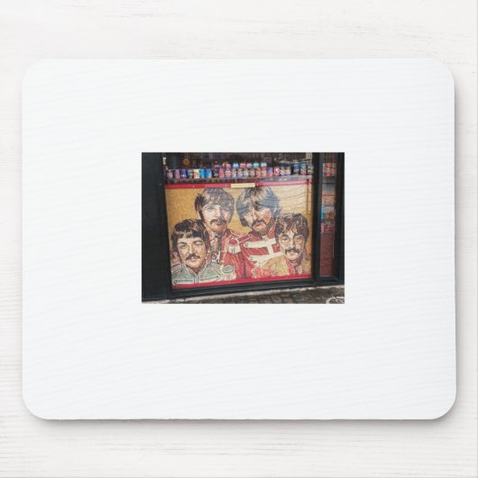 Pop Art Sticker Muismat (Voorkant)